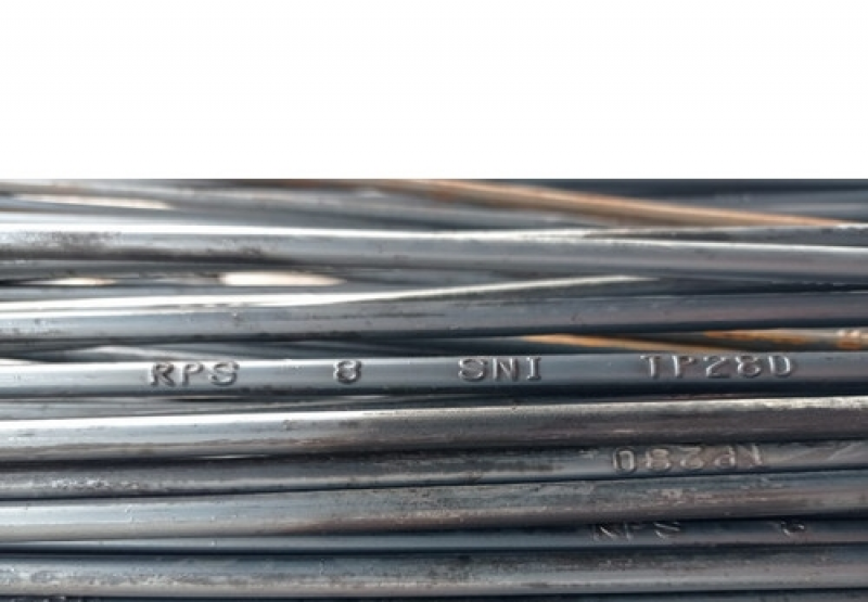 Besi Beton SNI Polos 8 (7,8) mm