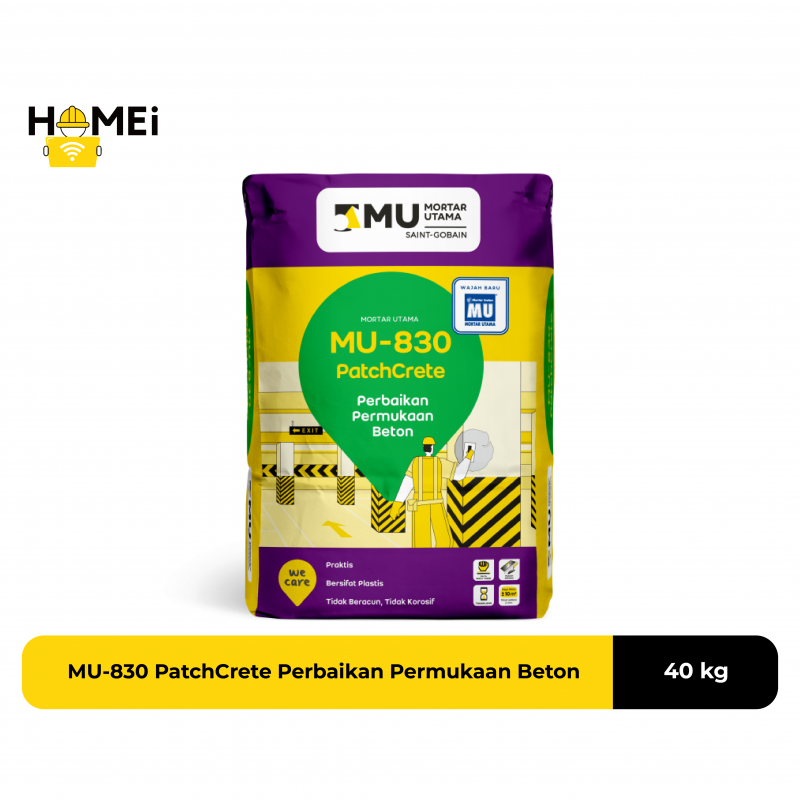 MU-830 PatchCreate Perbaikan Permukaan Beton @40kg